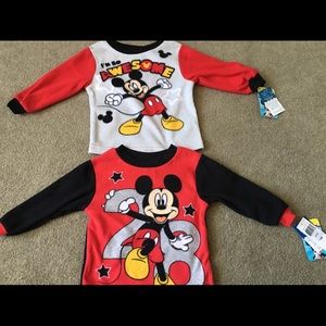 Baby Boy Mickey Mouse Pajama Tops
